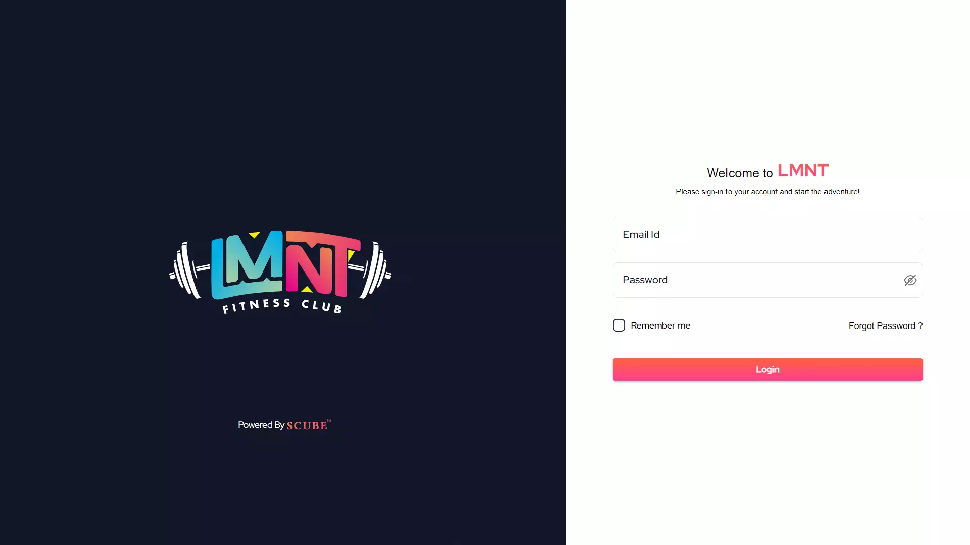 LMNT Admin Panel and Customer Web App